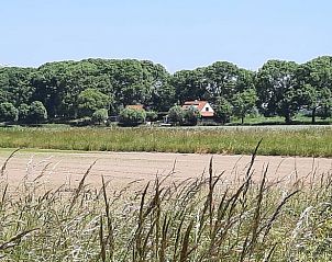 Rural views all around Cottage in Klundert, West Brabant, North Brabant.