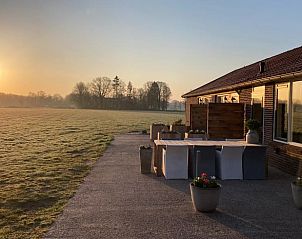 Stylish bathroom in Holiday Home in Giethmen, Vechtstreek, Overijssel with modern amenities and elegant decor.