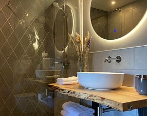 Winter landscape at sunrise around Holiday home in Giethmen, Vecht region, Overijssel, with snowy fields and clear sky.