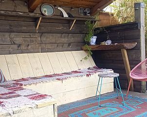 Stijlvolle badkamer in Vakantiehuisje in Driebergen-Rijsenburg, Utrechtse Heuvelrug.