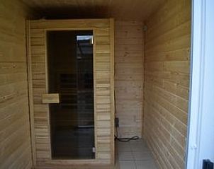 Priv sauna in Strand19 vakantiehuis, Scharendijke, Schouwen-Duiveland, Zeeland.