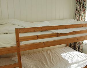 Stapelbed in kinderkamer van Dishoek 6a bungalow in Dishoek Walcheren.