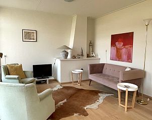 Comfortabele woonkamer in Vebenabos 43a vakantiehuis in Vlissingen, Walcheren.