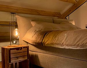 Knusse slaapkamer in Vakantiehuisje in Ovezande, Zuid-Beveland.