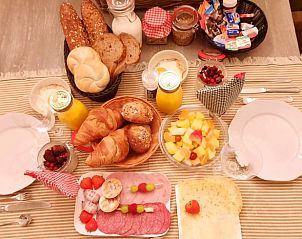 Uitgebreid ontbijt in Vakantiehuis in Bergambacht, Zuid-Holland.